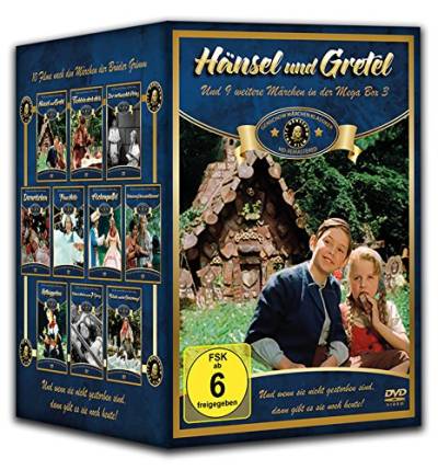 Märchen Klassiker-Box Fritz Gentschow (10 DVDs: Hänsel und Gretel - Tischlein deck dich - Der vertauschte Prinz - Dornröschen - Frau Holle - ... - Schneewittchen - Falada und die Gänsemagd) von Vz- Handelsgesellschaft M