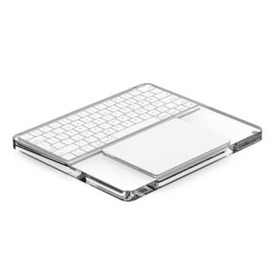 WATERBELINE Handgelenkauflage Für 2023 Trackpads 2/3 Tastaturen Mit Numerischer Acryl Ständerstation Handgelenkauflage Bequeme Unterstützung von WATERBELINE