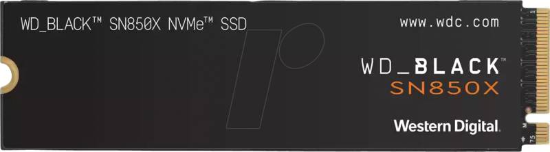 WDS100T2X0E - WD_BLACK SN850X NVMe-SSD, 1 TB, M.2 von WD_BLACK