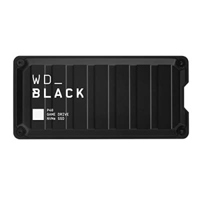 WD_BLACK P40 Game Drive SSD 500 GB externe SSD (WD_BLACK Dashboard, 2.000 MB/s Lesen, 1.950 MB/s Schreiben, SuperSpeed USB 3.2 Gen2x2, 5 Jahre Garantie) Schwarz - auch kompatibel mit PC, Xbox und PS5 von WD_BLACK