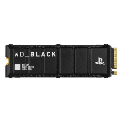 WD_BLACK SN850P 4 TB NVMe SSD Offiziell Lizenziert für PS5 Konsolen (interne Gaming SSD; optimierter Kühlkörper; PCIe Gen4 Technologie, bis zu 7.300 MB/s Lesen, M.2 2280) von WD_BLACK