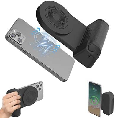 Magnetisch Kamera Halterung Smartphone CapGrip 3.300 mAh Kabelloses Laden Handy Selfie Foto Handhaben Griff Halter Kamera w Bluetooth Kabellos Kontrolle Kompatibel für iPhone Schießen von WEWOGA