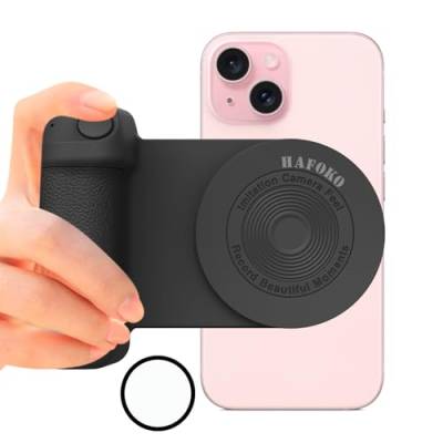 Magnetisch Smartphone Kamera CapGrip Handhaben Handy Selfie Verschluss Griff Halter Smartphone Handhaben Griff mit Bluetooth Kabellos Kontrolle Kompatibel für iPhone Android Video Schießen von WEWOGA