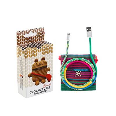 Set Airpods Crochet Brad + USB-Lightning-Kabel von WONDEE