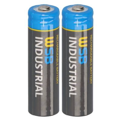 2x WSB Industrial IFR 14500 AA Solar Akku LiFePO4 3,2V 600mAh von WSB