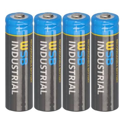 4x WSB Industrial IFR 14500 AA Solar Akku LiFePO4 3,2V 600mAh von WSB