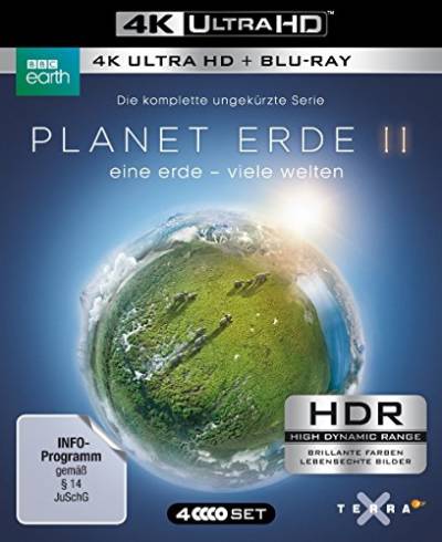 Planet Erde II: Eine Erde - viele Welten (4K Ultra-HD) (2 BR4K) (+2 BRs) [Blu-ray] von Polyband