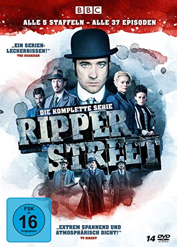 Ripper Street - Die komplette Serie - Alle 5 Staffeln - Alle 37 Episoden [14 DVDs] von WVG Medien GmbH