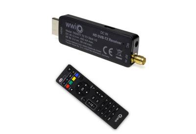 WWIO Streaming-Stick TRINITY T2 TV stick RCU 2 in 1 von WWIO