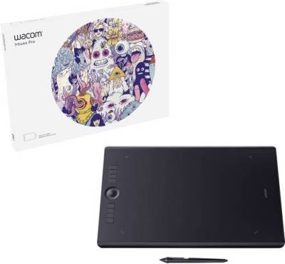 Wacom Intuos Pro L Bluetooth® Kreativ-Stifttablett Schwarz von Wacom