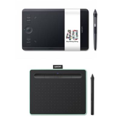 Wacom Intuos Pro Small + KOSTENLOSES Wacom Intuos Small BT, Pistazie: 40 Jahre Jubiläums-Bundle von Wacom