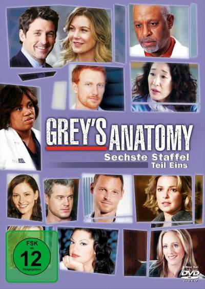 Grey's Anatomy: Die jungen Ärzte - Sechste Staffel, Teil Eins (3 Discs) von Walt Disney Studios