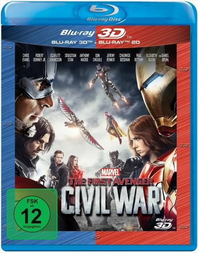 The First Avenger: Civil War (Blu-ray 3D + Blu-ray) von Walt Disney Studios