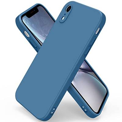 Wanme Handyhülle für iPhone XR Hülle, Ultradünne Weiche Flüssigsilikon Hülle, Vollständige Schutzhülle Handyhülle für iPhone XR (Navy blau) von Wanme