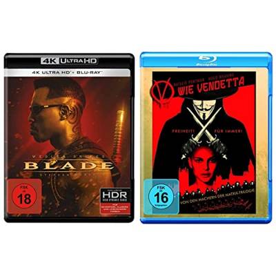 Blade (4K Ultra-HD) (+ Blu-ray 2D) & V wie Vendetta [Blu-ray] von Warner Bros (Universal Pictures)