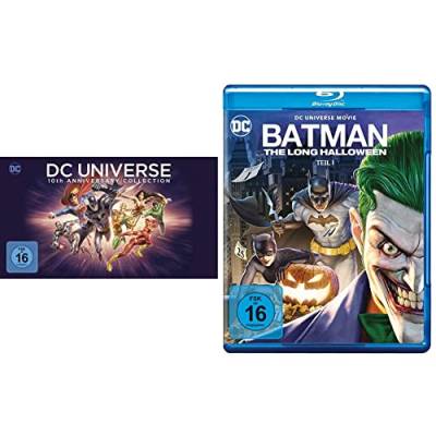DC Universe 10th Anniversary Collection (19 Discs) [Blu-ray] & Batman: The Long Halloween - Teil 1 [Blu-ray] von Warner Bros (Universal Pictures)