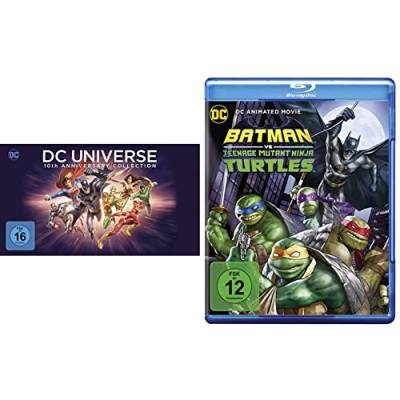 DC Universe 10th Anniversary Collection (19 Discs) [Blu-ray] & Batman/Teenage Mutant Ninja Turtles [Blu-ray] von Warner Bros. Entertainment