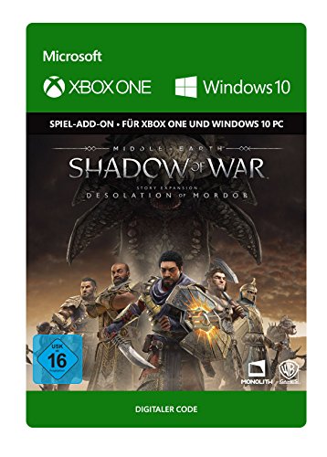 Middle-earth: Shadow of War - Desolation of Mordor DLC | Xbox One/Win 10 PC - Download Code von Warner Bros.