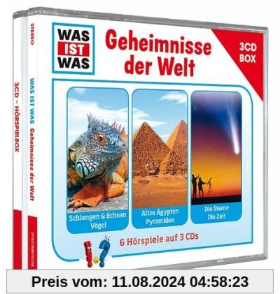 Was Ist Was 3-CD Hörspielbox Vol.3 - Geheimnisse der Welt von Was Ist Was