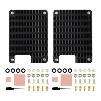 Waveshare Dedicated Aluminum Heatsink, for Raspberry Pi Compute Module 4, No Hindrance to The Antenna, Matching with The CM4 on Size and Mounting Holes von Waveshare