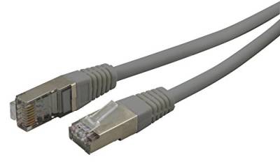 Waytex 33552 ADSL-Kabel, RJ45, abgeschirmt, 25 m, grau von Waytex
