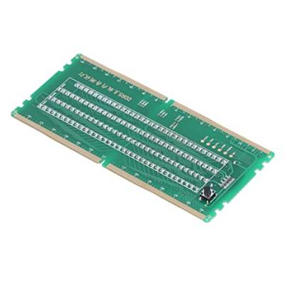 DDR5-Desktop-Mainboard-Testkarte, LED-Licht Wartungszubehör Batteriebetriebene Speichersteckplatz-Testerplatinen für von Weikeya