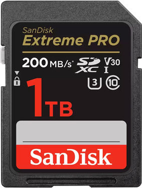 WESTERN DIGITAL EXTREME PRO 1TB SDHC MEMORY CARD 200MB/S 140MB/S UHS-I CLASS (SDSDXXD-1T00-GN4IN) von Western Digital