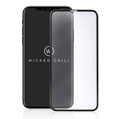 Wicked Chili 3D Displayschutzglas kompatibel mit iPhone XS/X, Case Friendly, Anti Fingerprint Displayschutz, Displayschutzfolie, Schutzfolie von Wicked Chili