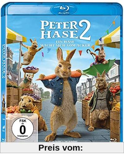 Peter Hase 2 - Ein Hase macht sich vom Acker [Blu-ray] von Will Gluck