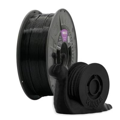 Winkle ABS-Filament, 1,75 mm, Tiefschwarz, Filament für 3D-Druck, Spule mit 250 g von Winkle