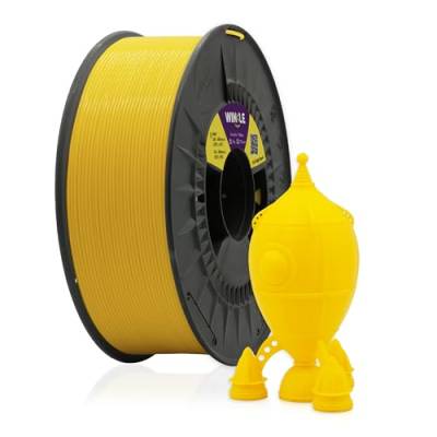 Winkle PLA HIGH SPEED Lighting Yellow Filament | PLA 1,75 mm | Druckfilament | 3D-Drucker | 3D-Drucker | High Speed | Farbe Lighting Yellow | Spule mit 1000 g von Winkle