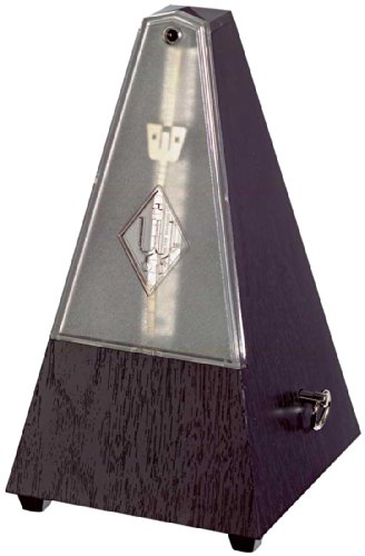 Wittner Metronom 806K Kunststoffgehäuse ohne Glocke Taktell Pyramidenform schwarz von Wittner