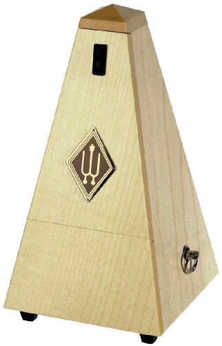Wittner Metronom 817A Holzgehäuse mit Glocke Taktell Pyramidenform Ahorn natur matt von Wittner