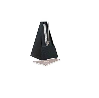 Wittner Metronom 855161 Kunststoffgehäuse mit Glocke Taktell Pyramidenform schwarz von Wittner