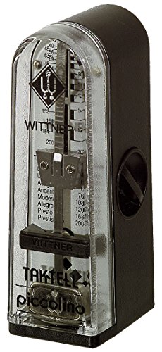 Wittner Metronom 890161 Kunststoffgehäuse ohne Glocke Taktell Piccolino schwarz von Wittner