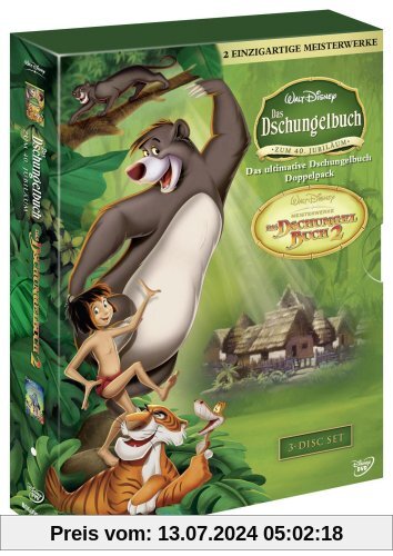 Das Dschungelbuch (Platinum Edition) / Das Dschungelbuch 2 [3 DVDs] von Wolfgang Reitherman