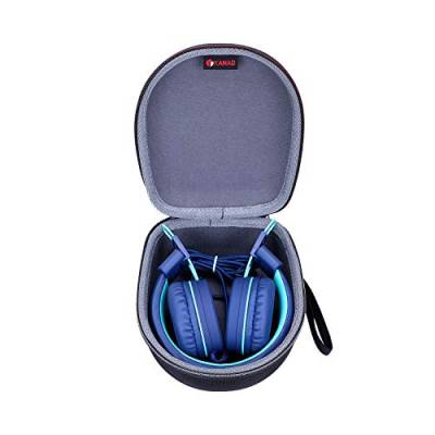XANAD Hartschalenhülle für Kinder-Kopfhörer – Elecder i37 / Noot K11 / iClever HS14 Faltbares kabelgebundenes On-Ear-Headset (das Headset ist nicht im Lieferumfang enthalten) von XANAD