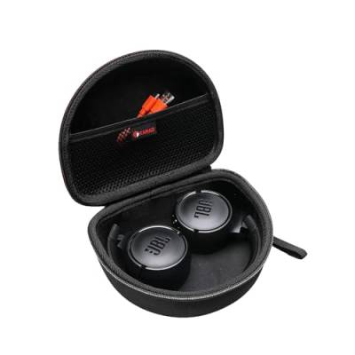 XANAD Kopfhörer Tasche für JBL Tune 510BT / JBL Tune 520BT / JBL Tune 760 NC/JBL Tune 660 BTNC/JBL Tune 710 BT/JBL Live 460NC Bluetooth Kopfhörer On-Ear Faltbarem Headphone Case (schwarz) von XANAD