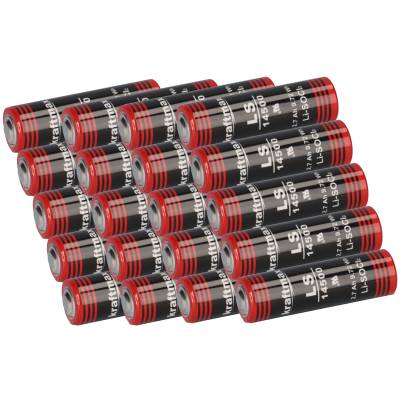 20x Kraftmax Lithium 3,6V Batterie LS14500 ER14505 AA - Zelle von XCell