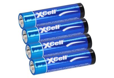 XCell XCell 4er Folie LR03 Micro Super Alkaline Batterie AAA Batterie von XCell