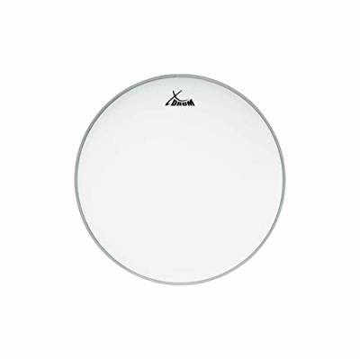 XDrum 14" Coated Snare Drumfell (14" weiß, aufgerauhte Mylar-Schicht, offener, warmer Klang mit dezentem Attack und langem Sustain) von XDrum