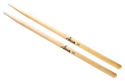 XDrum Schlagzeug Sticks 5A Nylon Tip (tropfenförmiger Nylonkopf, Länge: ca. 405 mm, 1 Paar) von XDrum