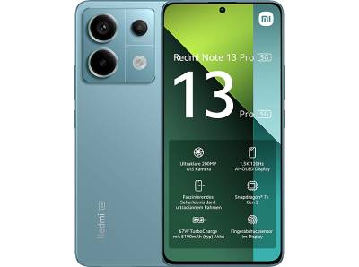 XIAOMI Redmi Note 13 Pro 5G 256 GB Ocean Teal Dual SIM von XIAOMI