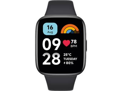 XIAOMI Redmi Watch 3 Active Smartwatch Kunststoff TPU/Silikon, 20-200 mm, Black von XIAOMI