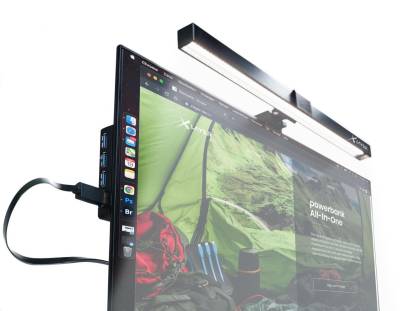 XLAYER Monitor-Lampe XLAYER USB Monitorlampe 6 W schwarz von XLAYER