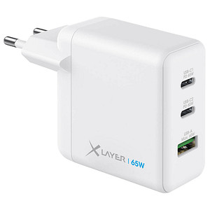 XLAYER Powercharger 65W Ladeadapter weiß, 65 Watt von XLAYER