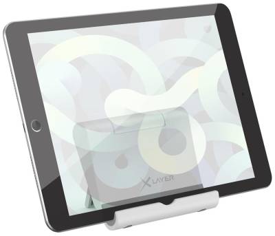 XLAYER Tablet-Halterung Kunststoff weiß von XLAYER
