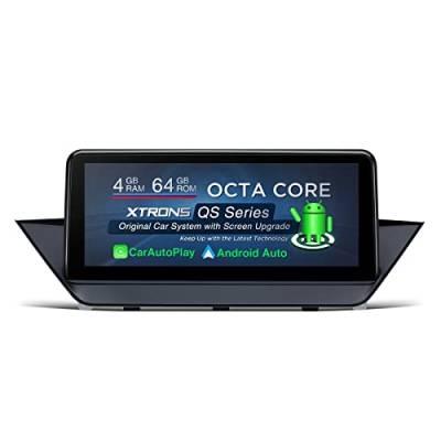 XTRONS Octa Core 4+64 Android 12 Autoradio mit 2K-Videoplayer integriertem CarAutoPlay/Android Auto/4G LTE/WiFi/GPS/Qualcomm Bluetooth 5.0 für BMW X1 E84 mit CIC System 10.25 Zoll von XTRONS