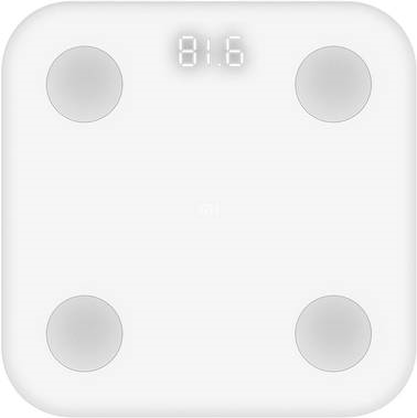 Xiaomi Mi Body Composition Scale 2 Elektronische Personenwaage Quadratisch Transparent - Weiß (21907) von Xiaomi