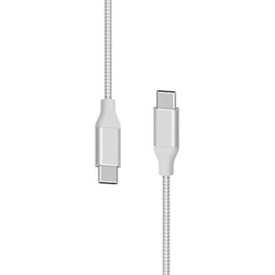 Xlayer Premium Metallic Cable USB-C to Type-C 1,5m Silver von Xlayer